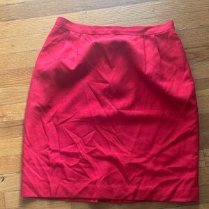Elegant Red Women's Skirt